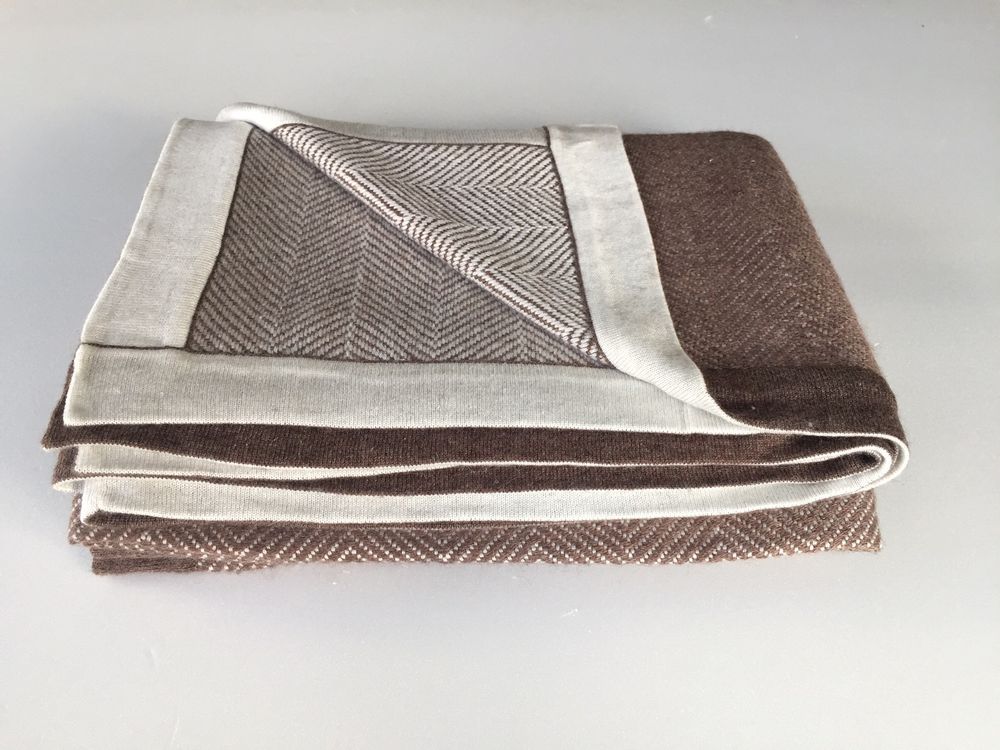 Plaids - Plaids en laine cachemire, couverture en laine et cachemire, wool and cashmere blanket. - COCOON PARIS