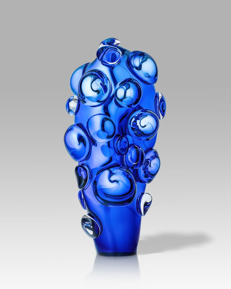 Art glass - UNIQUE DESIGN GLASS VASES AND SCULPTURES - PANEVEZYS CCIC