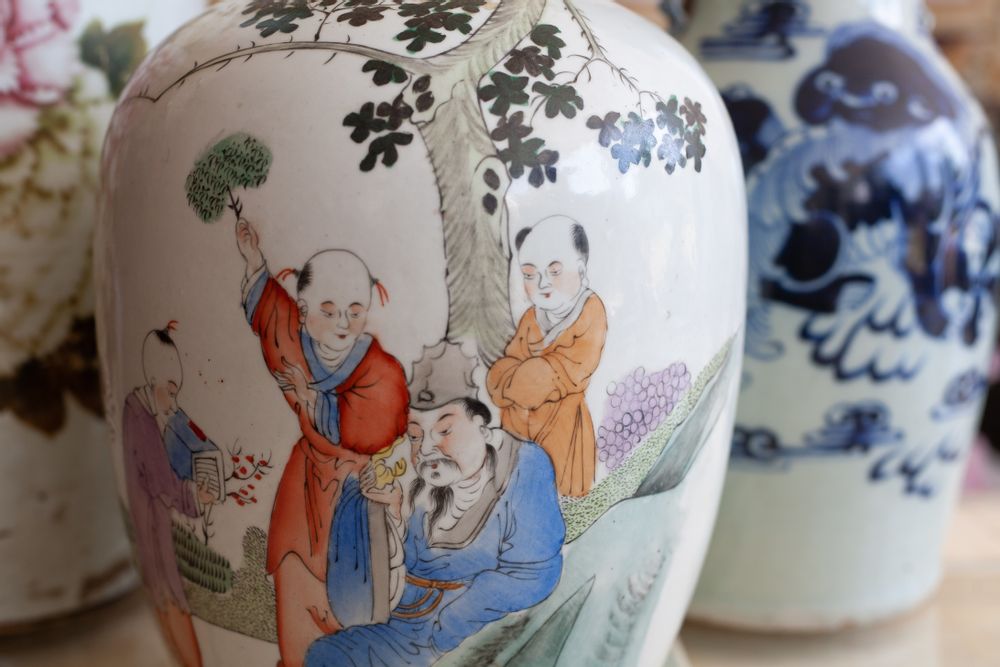 Vases - China Porcelain Vases - TRESORIENT