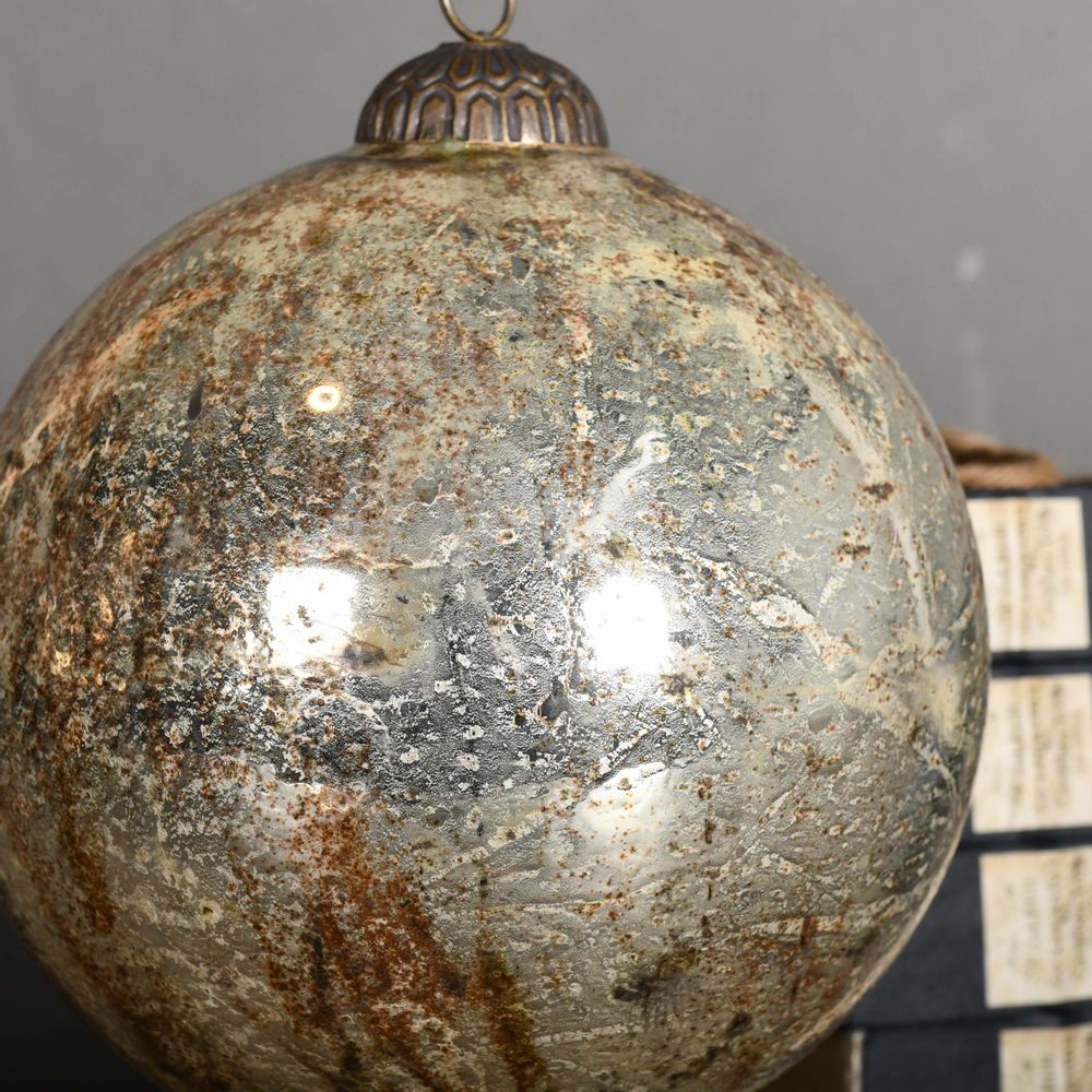 Objets de décoration - Boule en Verre 25 cm - Argenté - ATELIERS C&S DAVOY