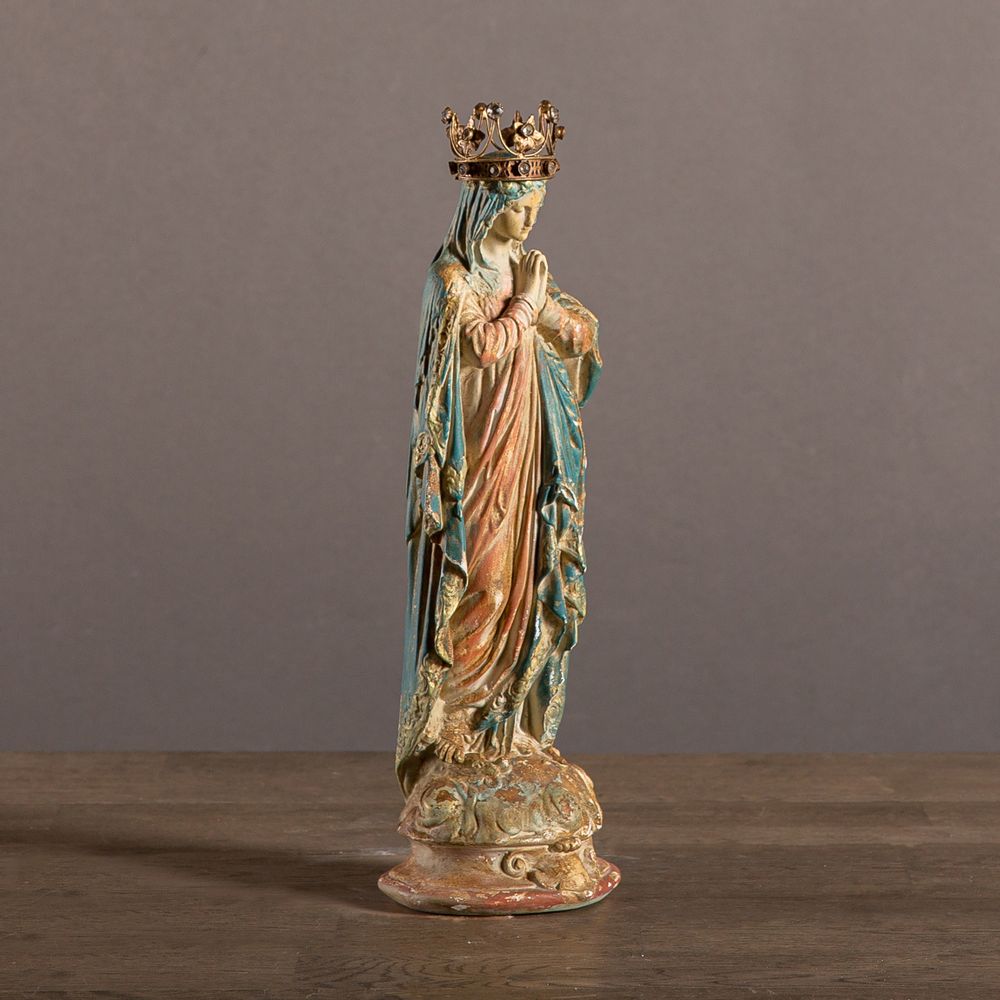 Objets de décoration - Vierge Marie à la couronne - ATELIERS C&S DAVOY