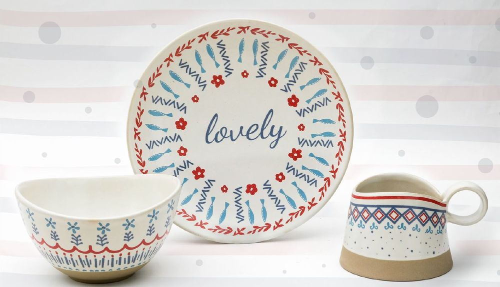 Couverts & ustensiles de cuisine - Service de table grès /Tess - SAPOTA LTD.