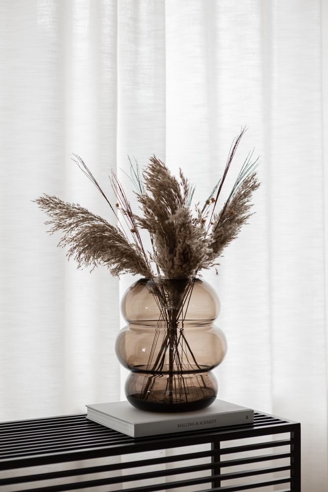 Vases - SOFT SHAPE glass vase smoke - NOVOFORM