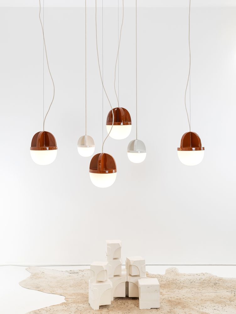 Hanging lights - HALF & HALF - CEILING LAMP - HIND RABII LIGHTING STUDIO