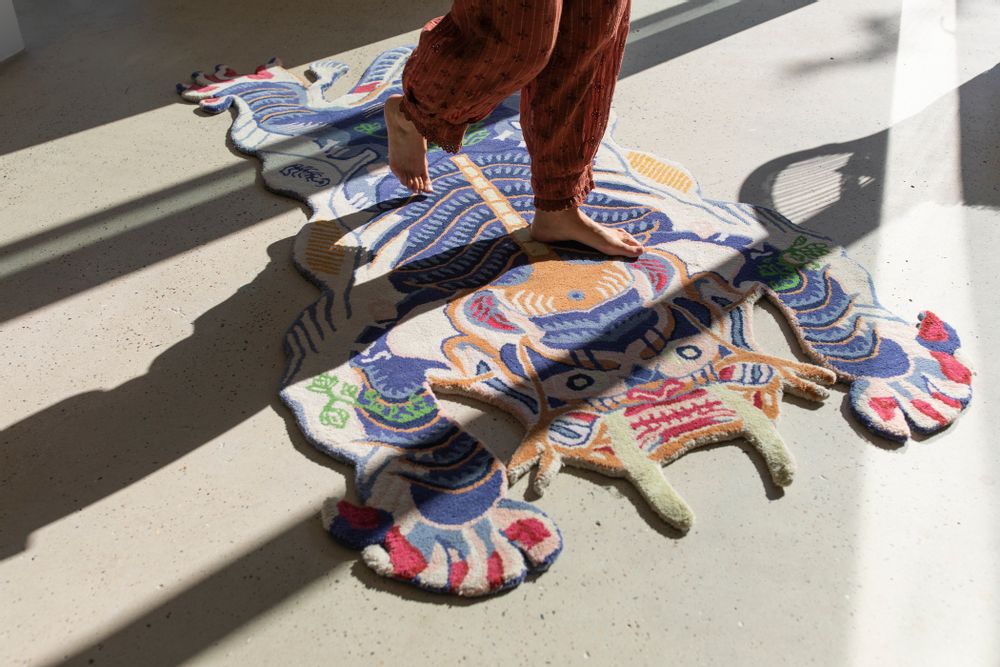 Design carpets - Dragon rug, large - BONGUSTA
