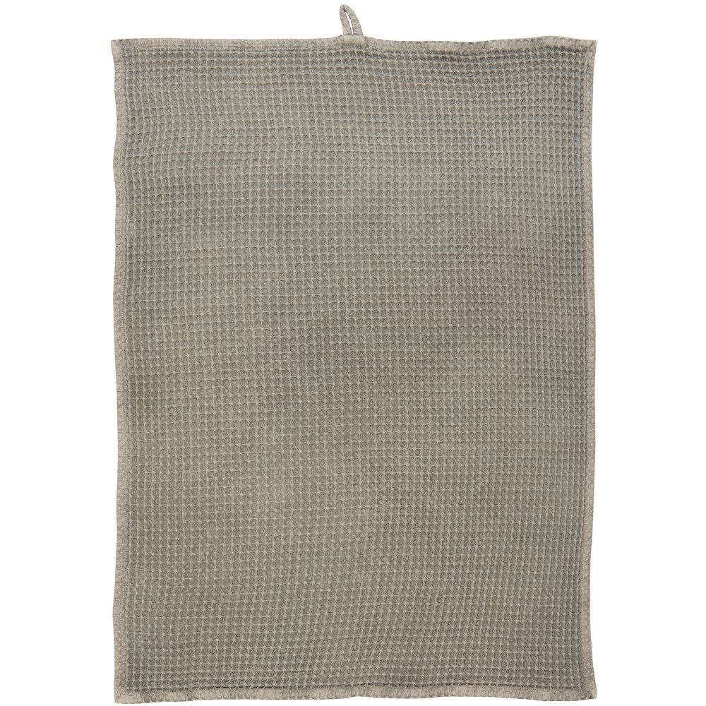Torchons textile - Torchon gris à motifs de gaufre - IB LAURSEN