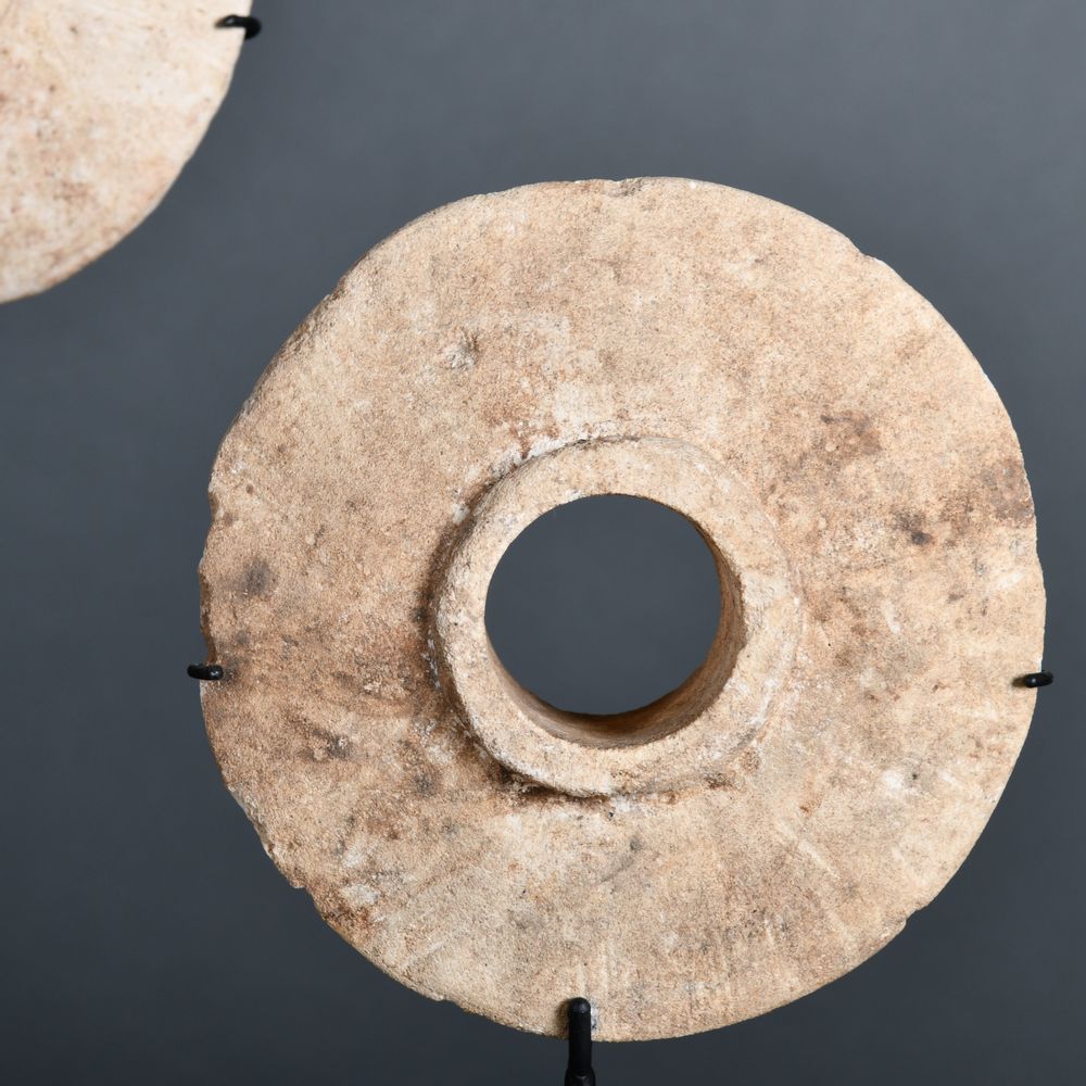 Decorative objects - Set of 3 small Stone Discs - ATELIERS C&S DAVOY