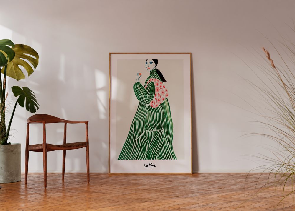 Affiches - Poster - Green Coat - NOVICTUS/ POSTER & FRAME