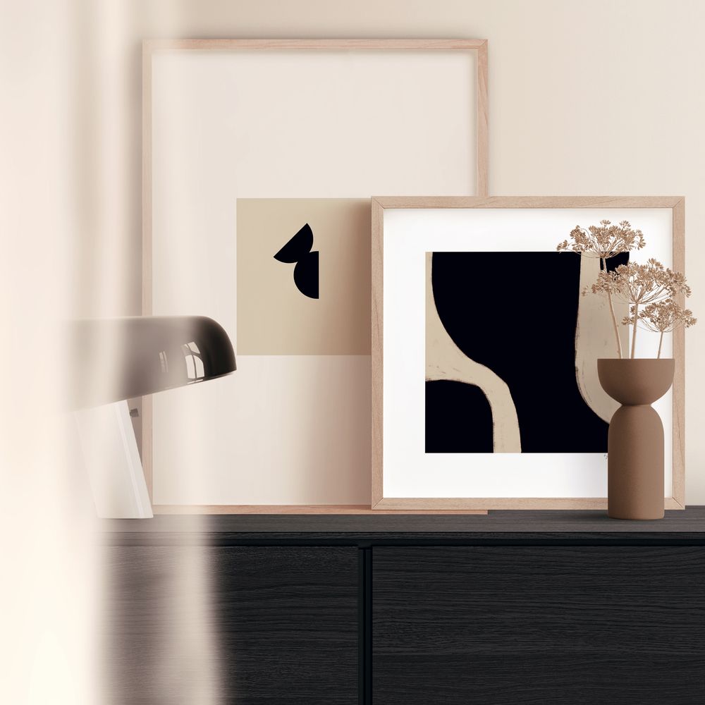 Poster - Poster - by.taban x squarepaint. Noir 02 - NOVICTUS/ POSTER & FRAME