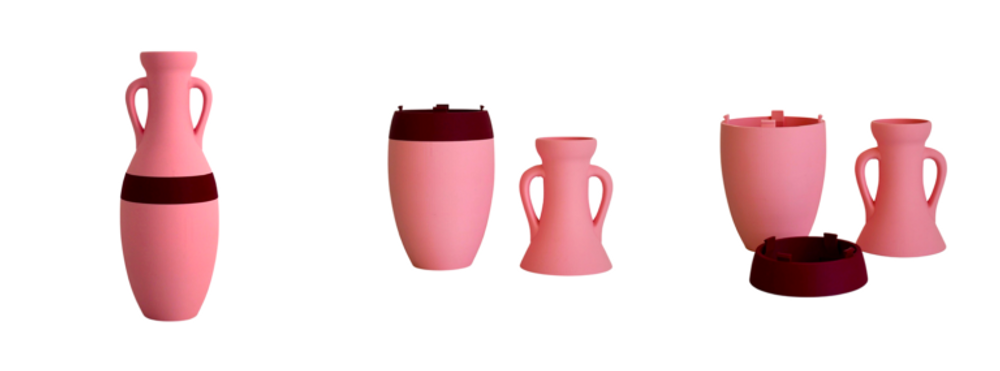 Vases - GIULIO CESARE XXL Pot - Special "TRICOLOR" - POP POT