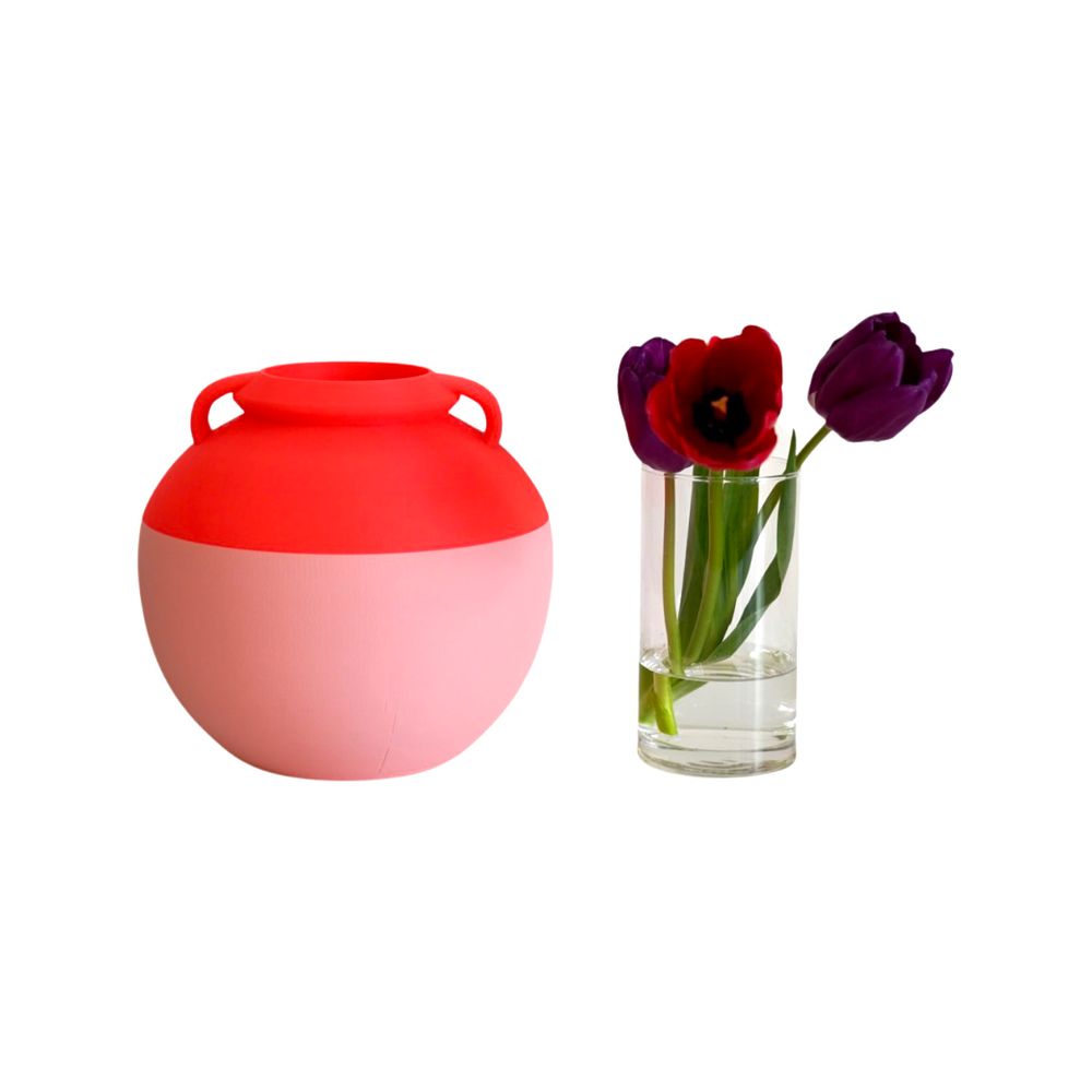 Vases - NUMA POMPILIO XL pot - Special "BICOLOR" - POP POT