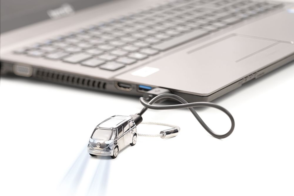 Cadeaux - Lampe torche porte-clés CONCEPT DE BUS ÉLECTRIQUE VOLKSWAGEN - TROIKA