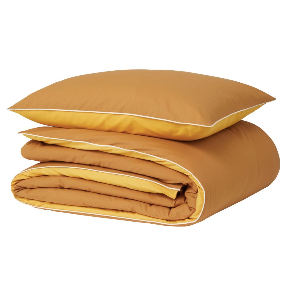 Bed linens - Bons Jours Savane / Curry - Duvet Set - ESSIX