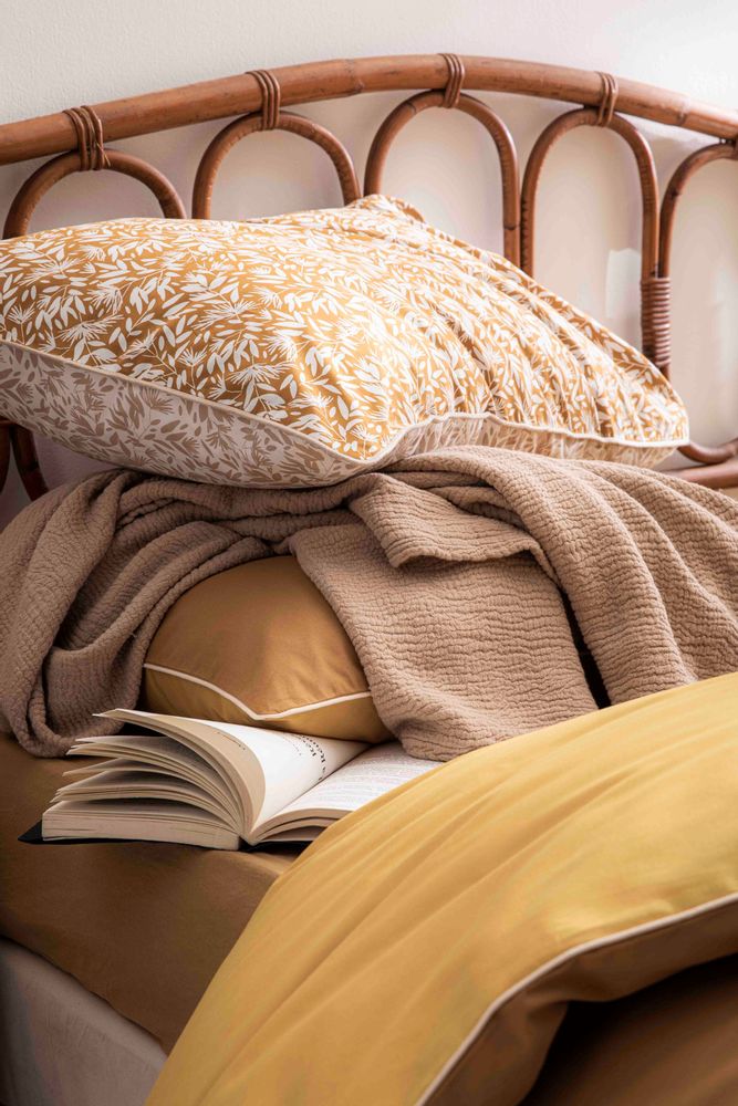 Bed linens - Bons Jours Savane / Curry - Duvet Set - ESSIX