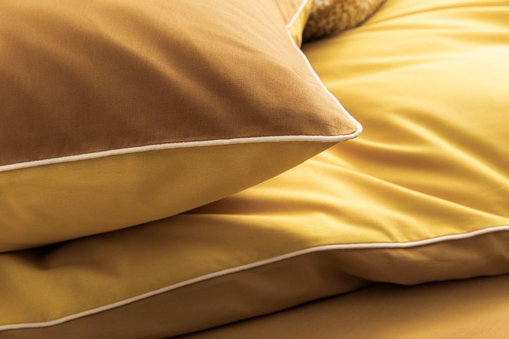 Bed linens - Bons Jours Savane / Curry - Duvet Set - ESSIX