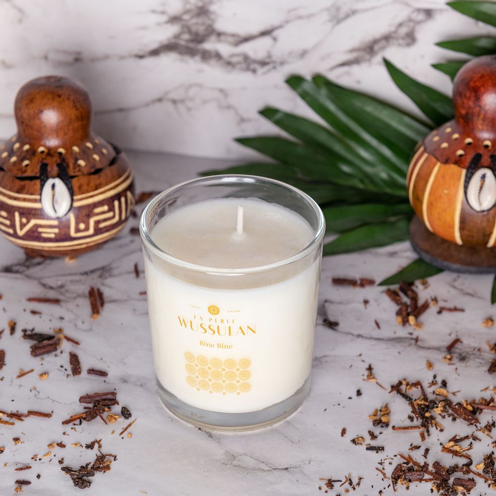Objets de décoration - Bougie parfumée de 190 g de cire naturelle Bine Bine - LA PERLE WUSSULAN