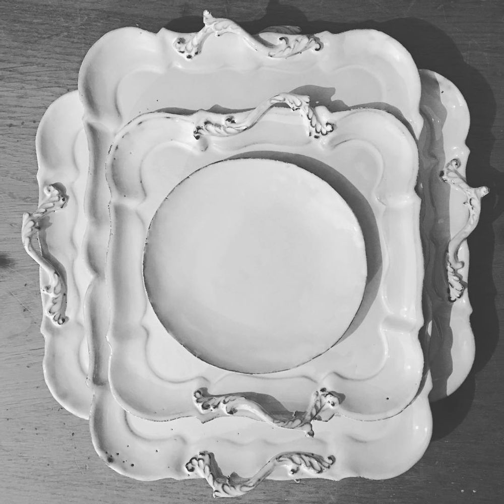 Trays - Small square platter Apolline - CARRON PARIS