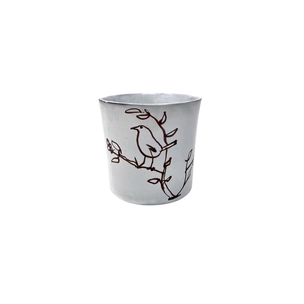 Céramique - Mug Illustré en céramique blanche - CARRON PARIS