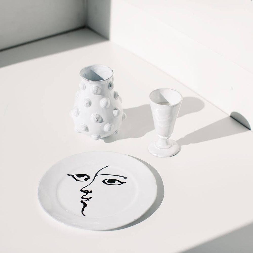 Flower pots - Vase Mademoiselle design by Mathilde Carron-Astier de Villatte - CARRON PARIS