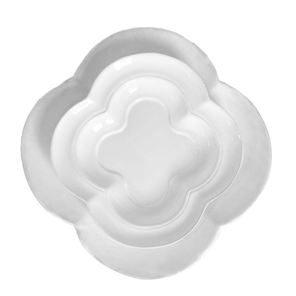 Céramique - Assiette en céramique blanche Mademoiselle. - CARRON PARIS