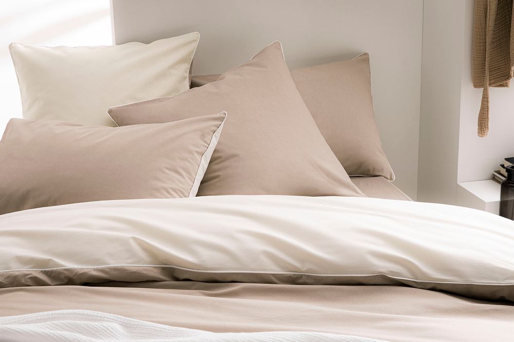 Linge de lit - Bons Jours Biscuit / Lin - Parure de Lit - ESSIX