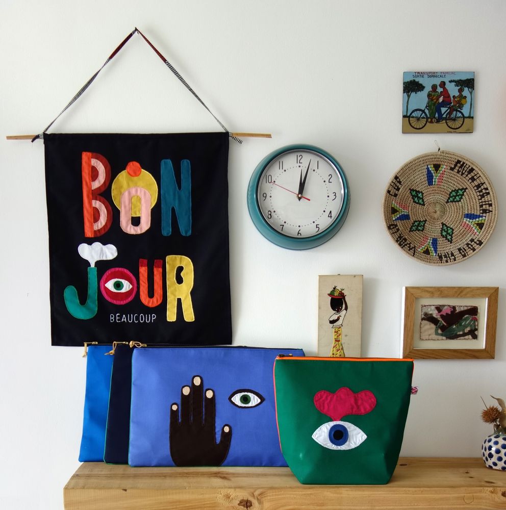 Pochettes - TROUSSE BONJOUR BEAUCOUP - IBABA RWANDA