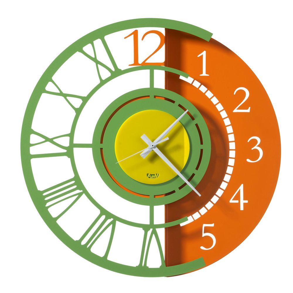 Horloges - Horloge murale en fer et plexiglass - ARTI E MESTIERI