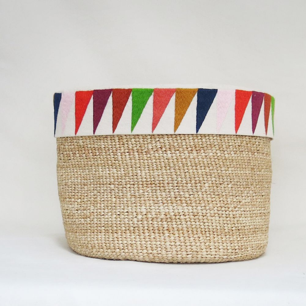 Decorative objects - BANANA LEAVES BASKET - IBABA RWANDA