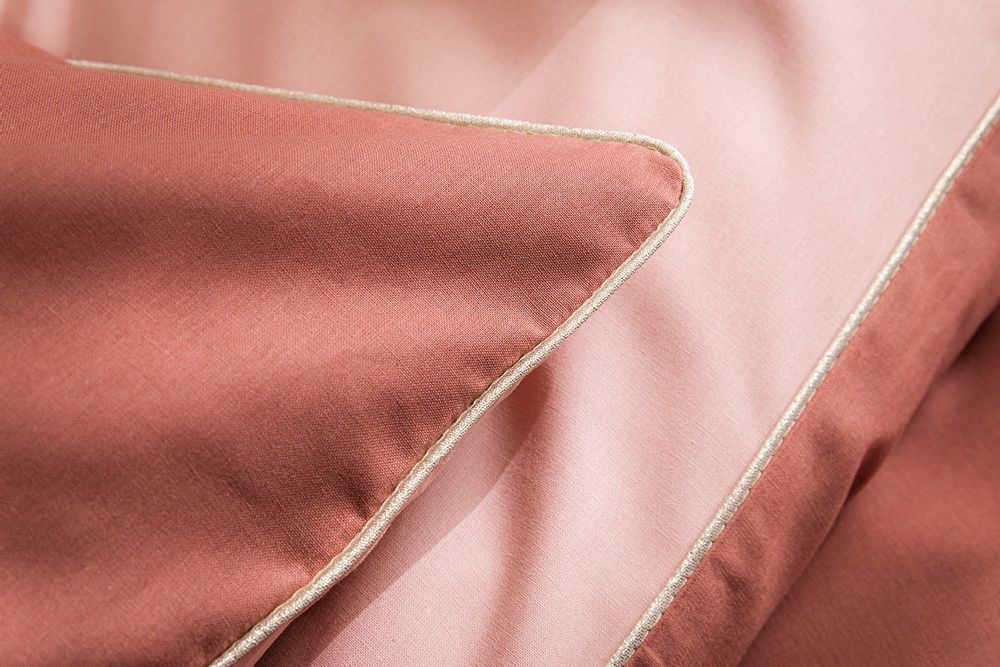 Bed linens - Bons Jours Terracotta / Poudre - Duvet Set - ESSIX