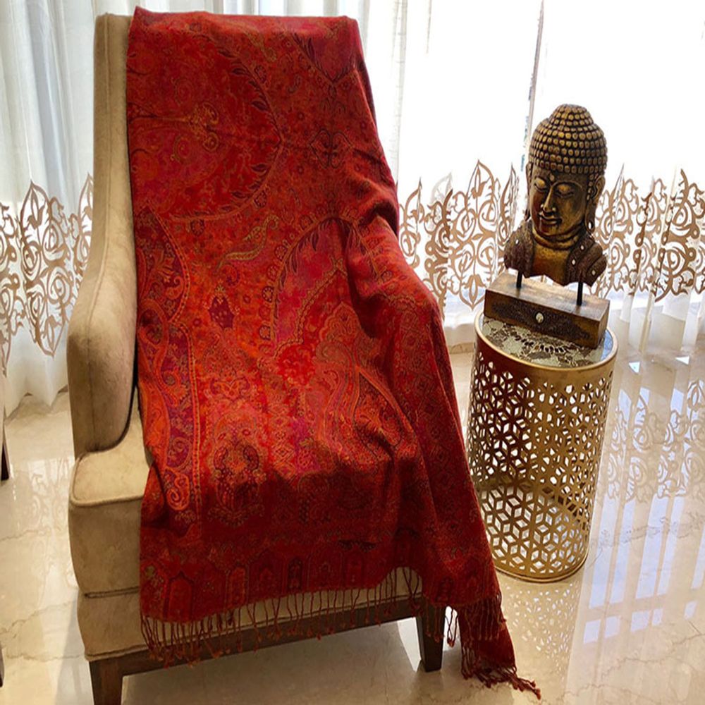 Plaids - PLAIDS EN LAINE MÉRINOS - HINAR CORPORATION