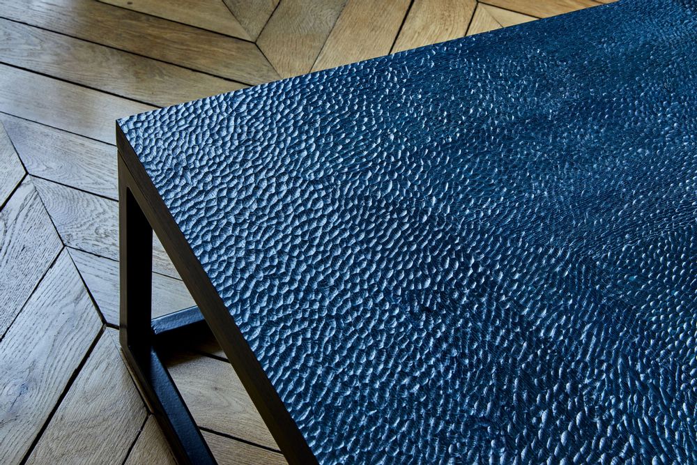 Coffee tables - Jean Bleu - ABEL ARTISANS CRÉATEURS