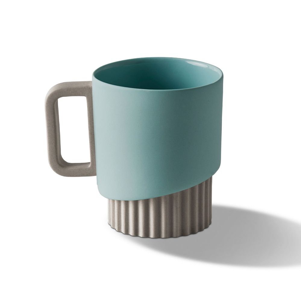 Mugs - Corinth Double Color Mug - ESMA DEREBOY HANDMADE PORCELAIN