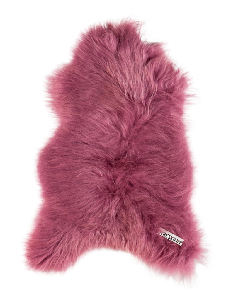 Couettes et oreillers - DYRESKINN® Peau de mouton islandais rose foncé 90-100 cm - DYRESKINN