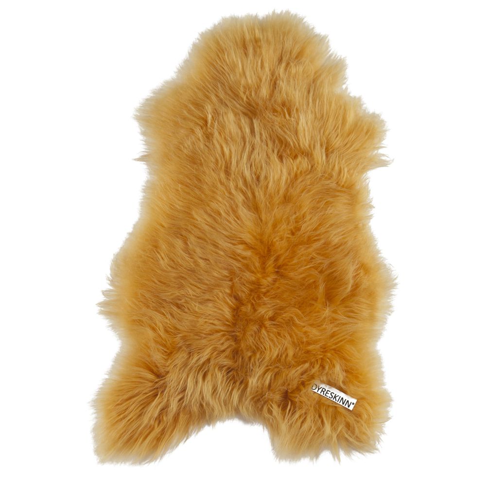 Comforters and pillows - DYRESKINN® Icelandic Sheepskin Yellow 90-100cm - DYRESKINN
