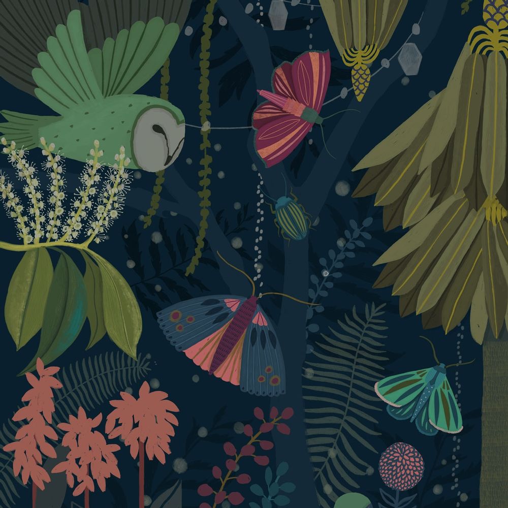 Papiers peints - Panneau Nocturne - ETOFFE.COM