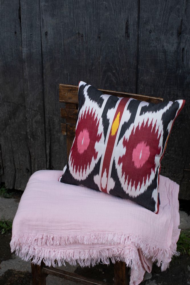 Coussins textile - IKAT COUSSIN SOIE COTON - NADIA DAFRI PARIS