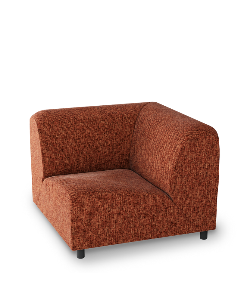 Chairs for hospitalities & contracts - Sofa Fabric - A-Round-U - Module - Beige - POLSPOTTEN