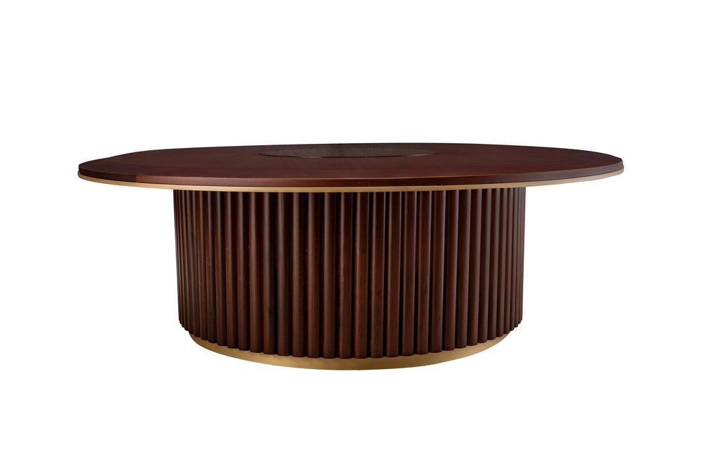 Coffee tables - Matthew Round Center Table - WOOD TAILORS CLUB