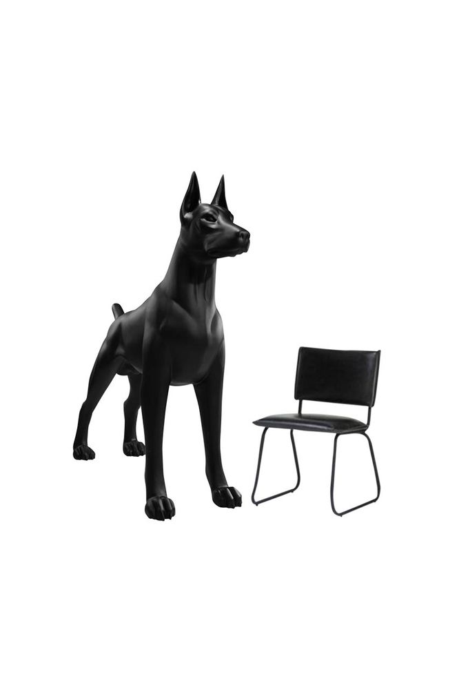 Sculptures, statuettes et miniatures - Chien Dobermann Pinscher Gardien - GRAND DÉCOR