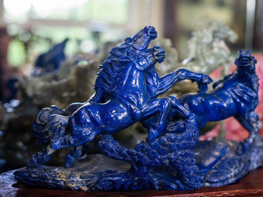 Sculptures, statuettes and miniatures - Lapis lazuli sculptures - TRESORIENT