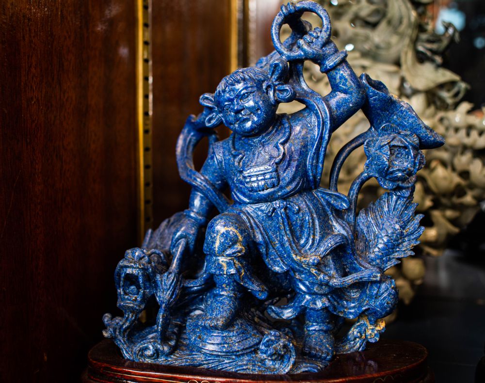 Sculptures, statuettes and miniatures - Lapis lazuli sculptures - TRESORIENT