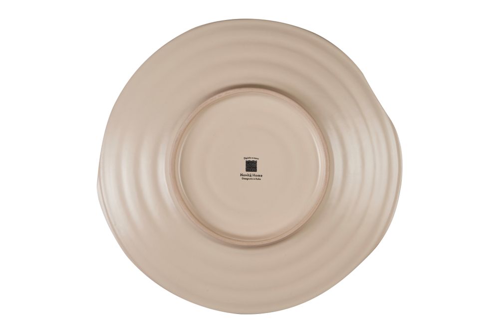 Platter and bowls - Mediterraneo  Collection - Orange Color - Tableware - Flat Plate - Soup Plate - Dessert Plate - PUEBCO