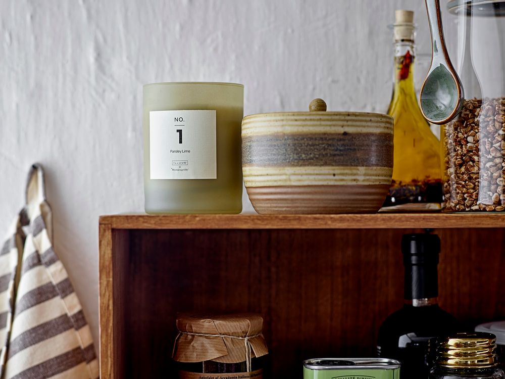 Candles - NO. 1 - Parsley Lime Scented Candle, Natural wax - ILLUME X BLOOMINGVILLE