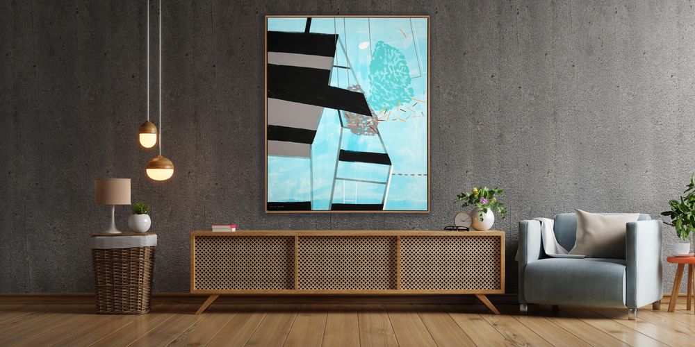 Paintings - COLUMPIO DE ABEJAS PAINTING - NOVOCUADRO ART COMPANY