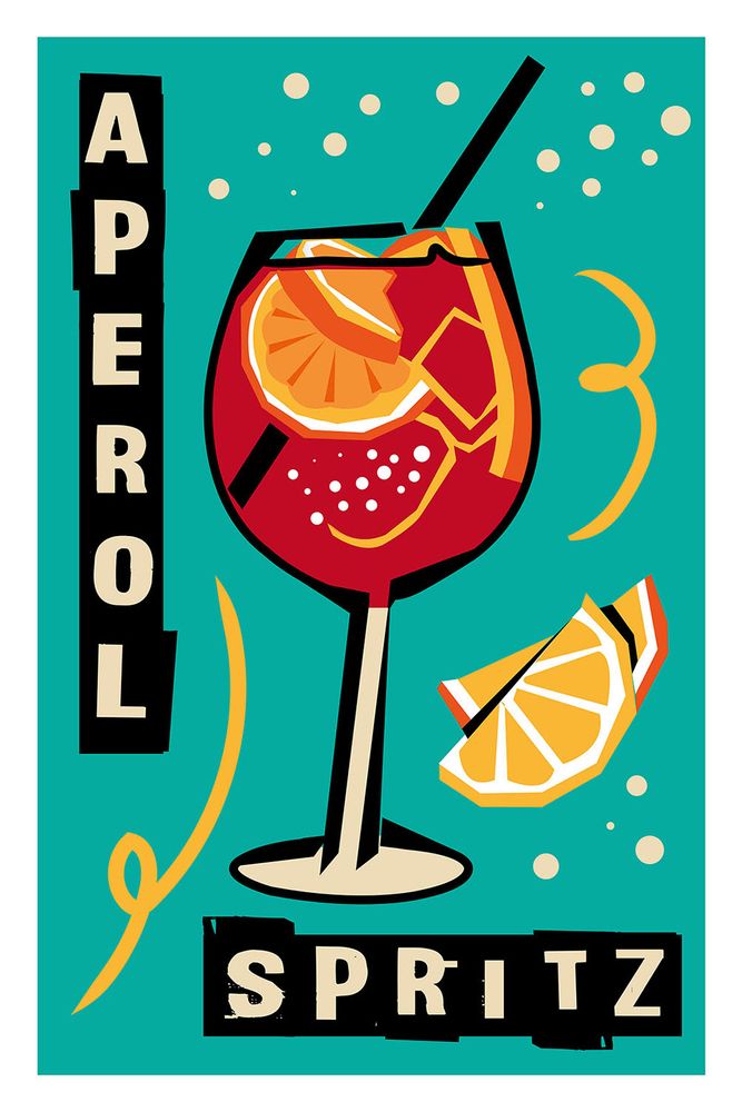 Poster - COCKTAILS Collection - BLUE SHAKER