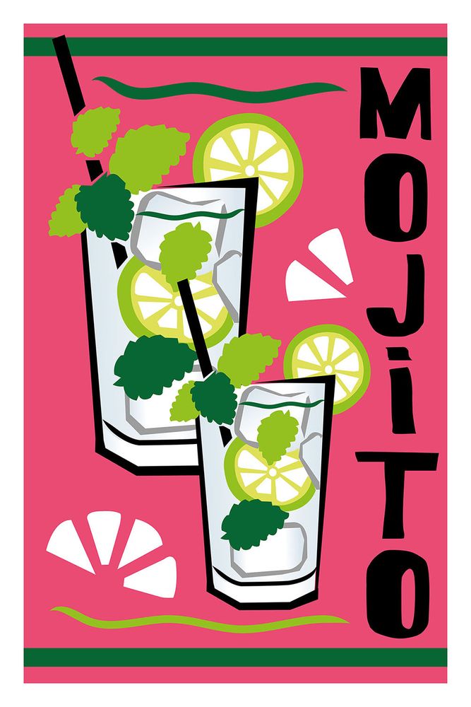 Poster - COCKTAILS Collection - BLUE SHAKER
