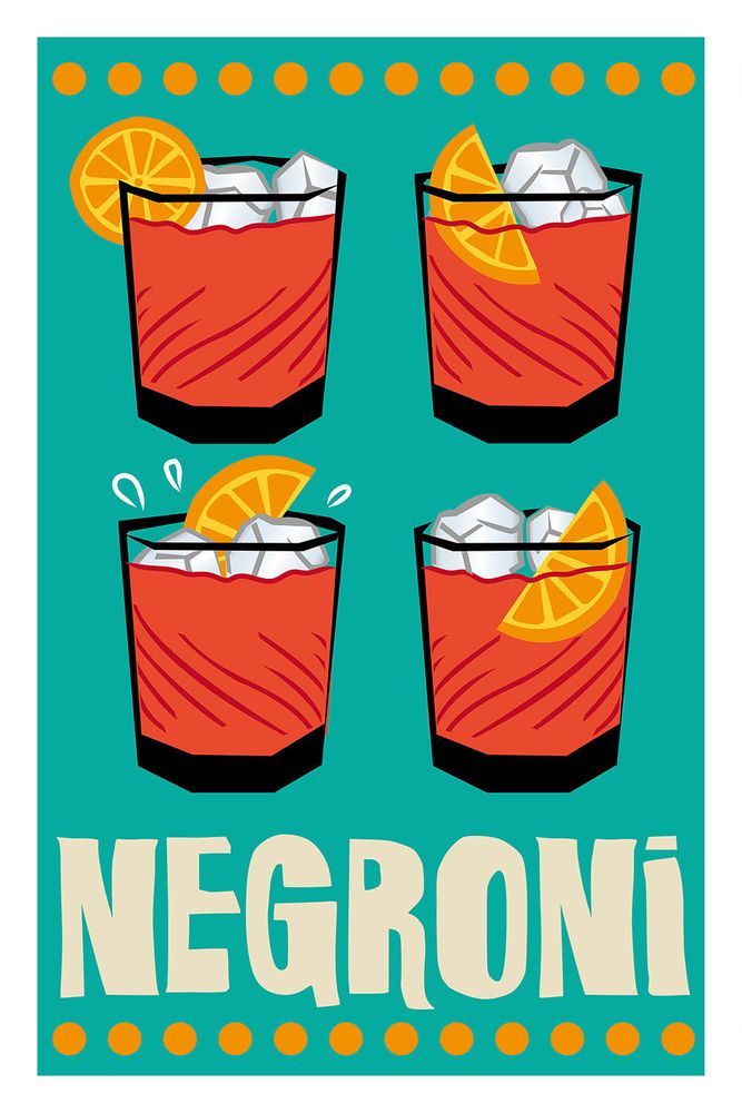 Poster - COCKTAILS Collection - BLUE SHAKER