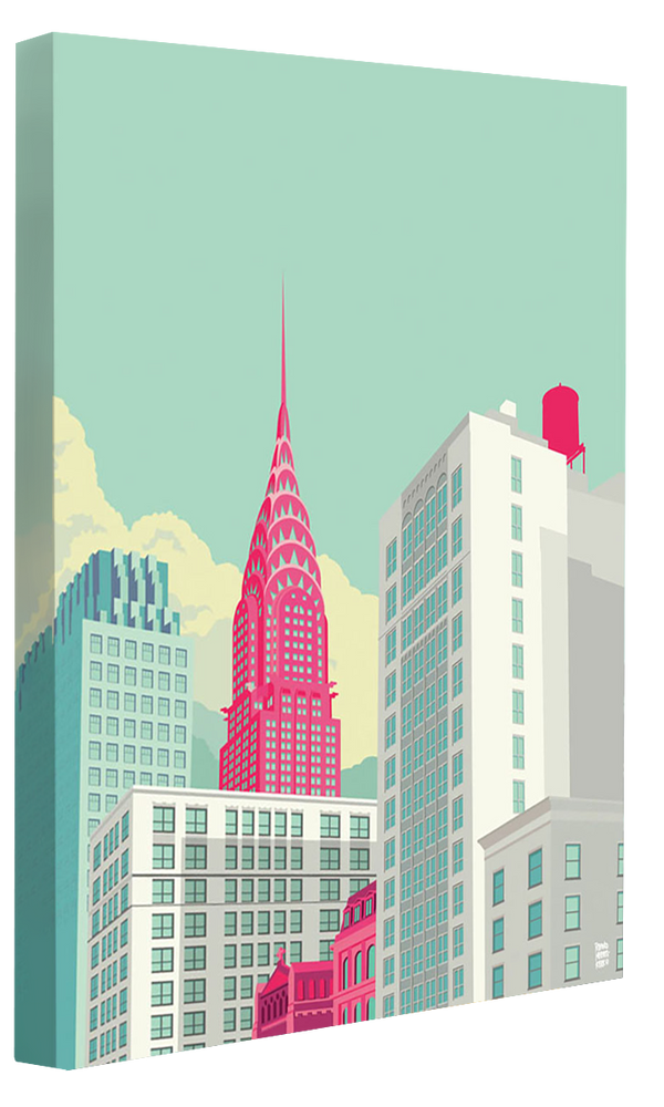 Poster - REMKO HEEMSKERK Collection - New York - BLUE SHAKER
