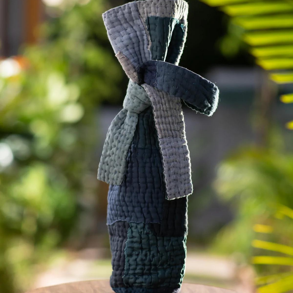 Bags and totes - Kantha Vintage Handmade Landscape Wine Bag - MAISON MIEKO