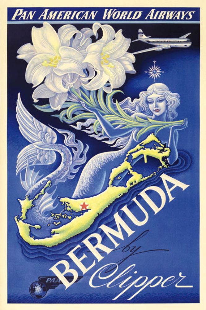 Poster - AIRLINES Collection - Pan Am - BLUE SHAKER